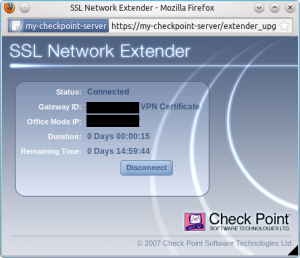 Check Point SSL Network Extender | kenfallon.com