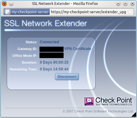 Ssl network extender